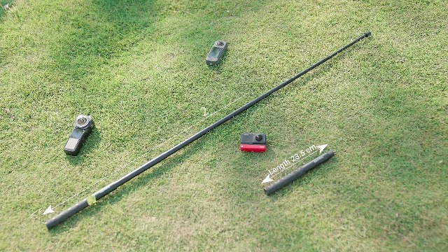 Amazon | Insta360 見えないアクション自撮り棒、1m カーボン